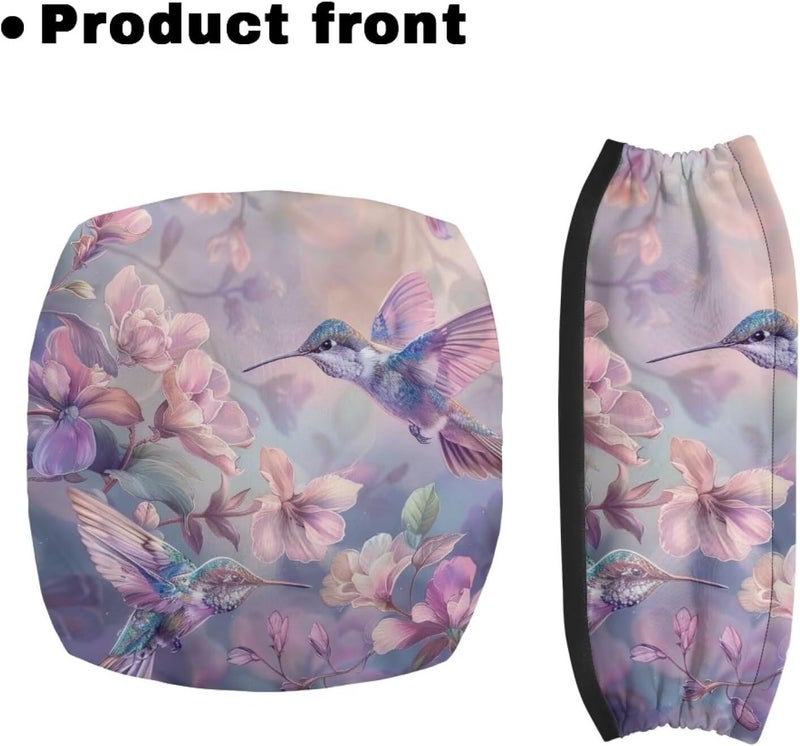 Vanideaoty Hummingbird Floral Walker Accessories Drive Walker Accessories Suitable for Parks, Neighborhoods and Streets - Image 2